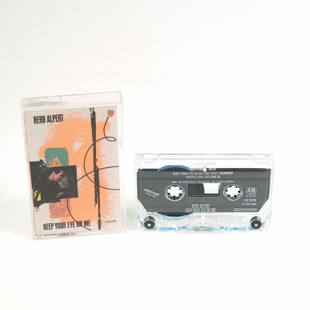 HERB ALPERT Keep Your Eye On Me 1987 Cassette Tape A&M CS 5125 Synth Jazzdance